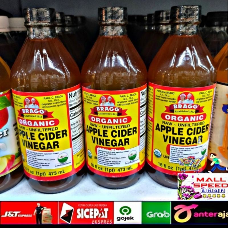 

Organic Apple Cider Vinegar 473ml By Bragg (Cuka Apel Bragg)