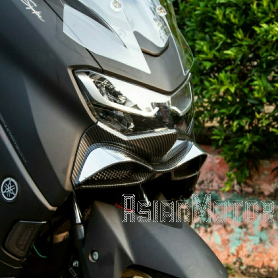 Winglet Aksesoris Variasi Yamaha New Nmax 2021 2022 NEMO Carbon 2 tone Two Tone Winglet Yamaha N max New 2021 2022 2tone Twotone