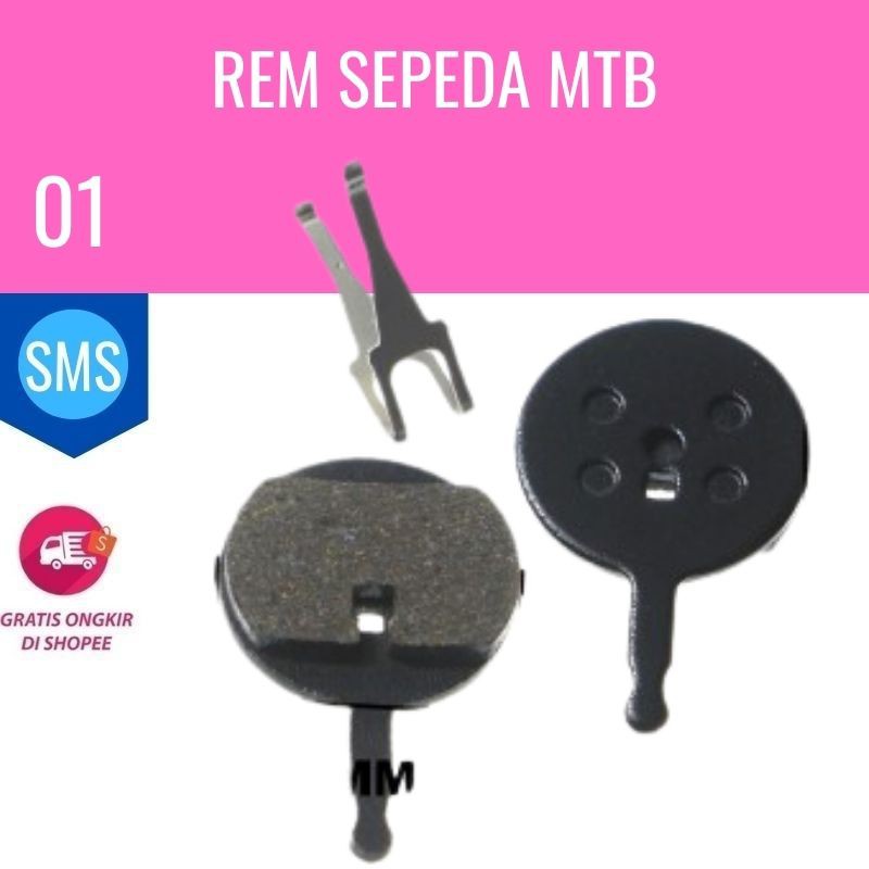 Kampas Rem Cakram Sepeda MTB Bulat Shimano Komponen Sepeda 01