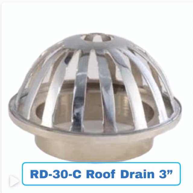 RD-30-C Saringan Talang Air / Roof Drain Kuningan 3 “inch