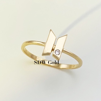 Cincin Emas KPOP BTS 방탄소년단 8K 375 - SDW Gold -