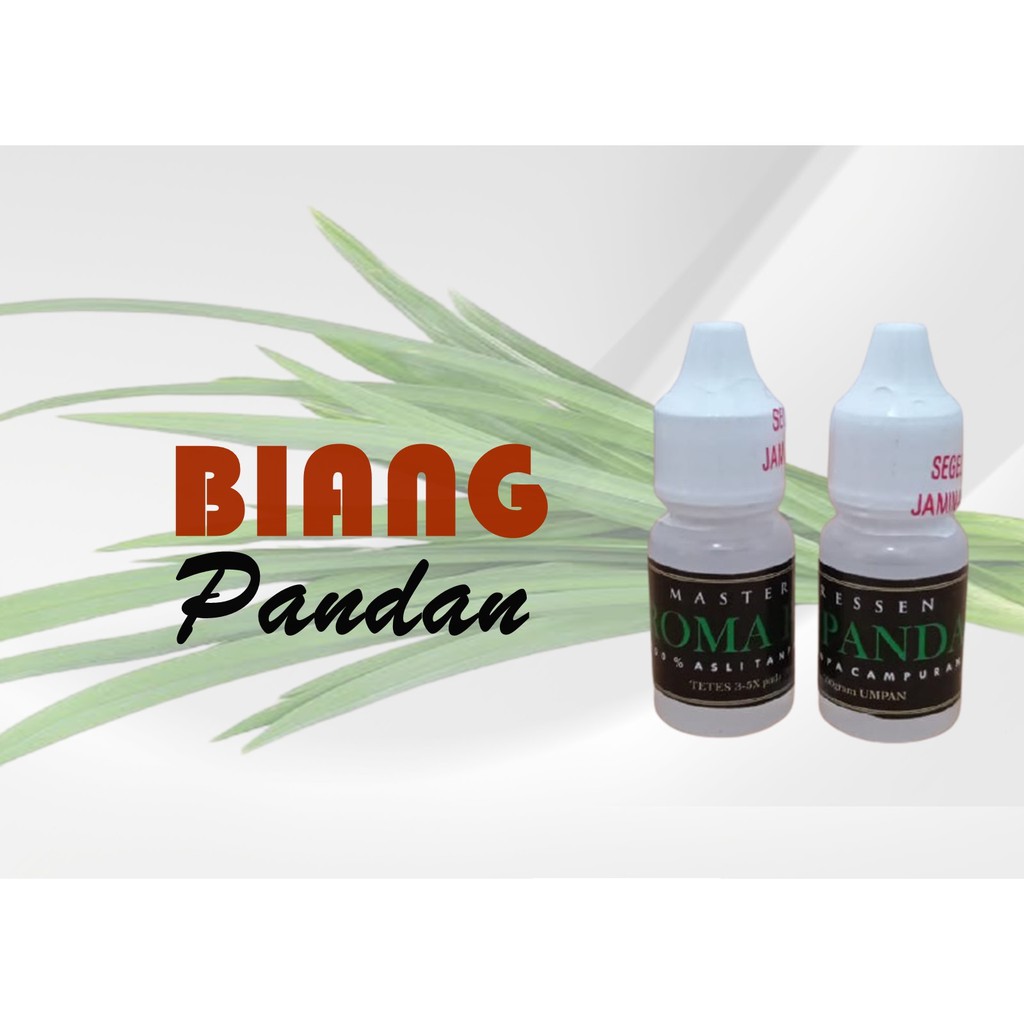 Essen Biang Pandan -  Essen Pandan Wangi - Essen Pandan Ikan Mas - Essen Pandan Murni - ME 10ml