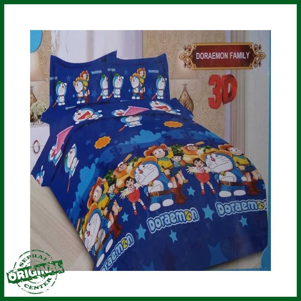 SEPRAI / SPREI BONITA DORAEMON FAMILY No.1 KING 180 SEPRAI COWBOY BASEBALL BOLA