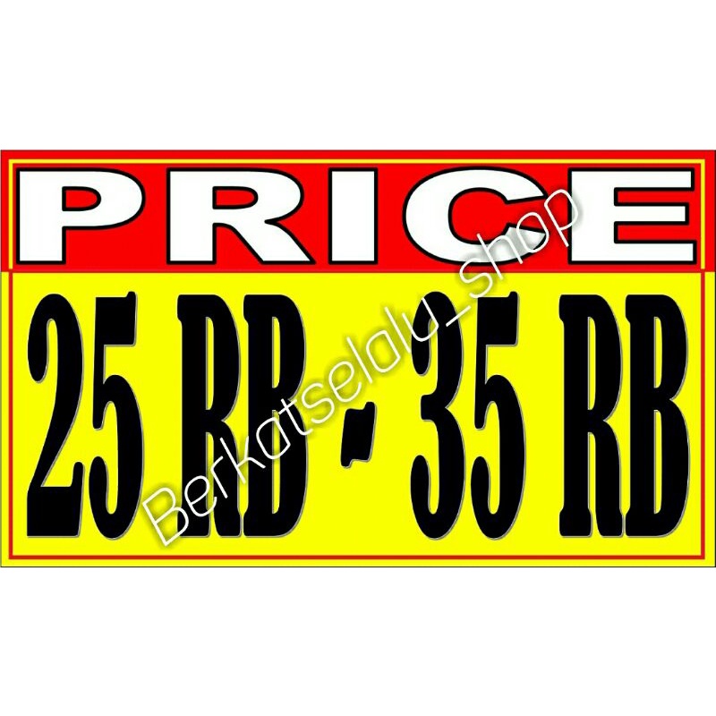 

karton harga price 25rb sampai 35rb