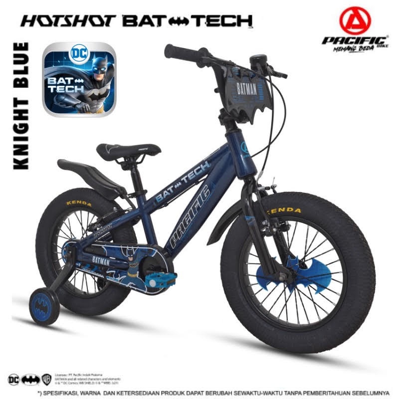 Sepeda Anak Pacific BMX HOTSHOT BAT TECH 16 Inch Garansi SNI-1