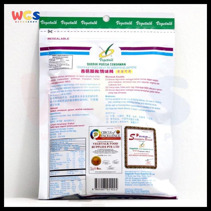 

Promo Terbatas - Vegetalk Vegetarian Mushroom Seasoning Kaldu Jamur 150 Gr