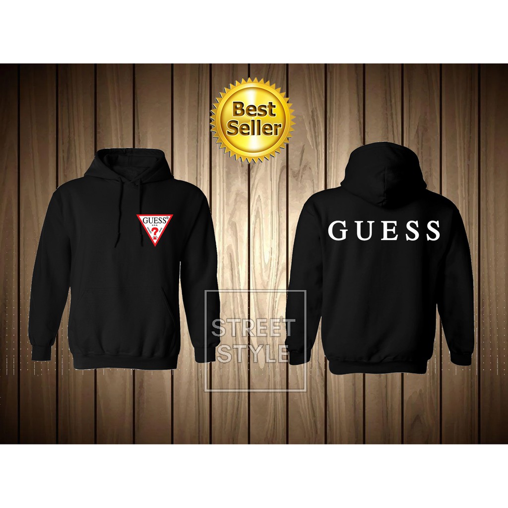 Jaket Sweater Hoodie GUESS Pria & Wanita GUESS