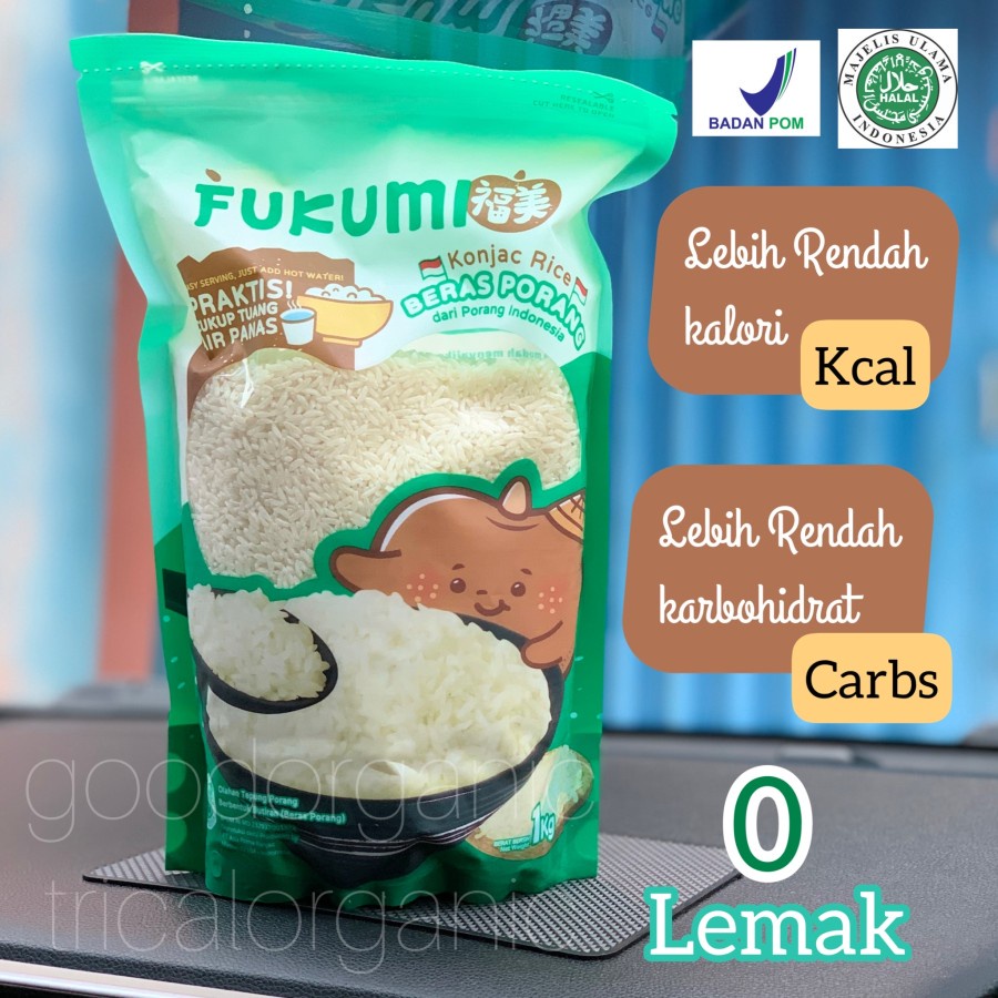 

Beras Shirataki Instan Beras Fukumi 1kg