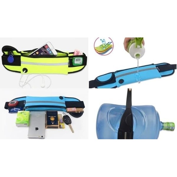 running belt waterproof - tas pinggang olahraga - go belt tas olahraga