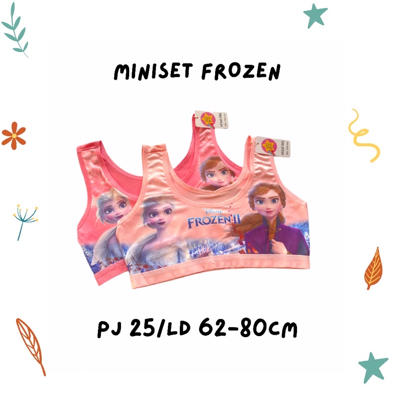 Miniset Anak Perempuan Cewek SD SMP Remaja Kutang Beha BH Bra Remaja Mini Set Anak Remaja SD Frozen