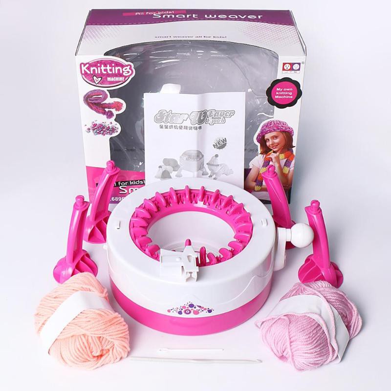 Alat Merajut Rajut Otomatis / Weaving Machine / Smart Weaver PINK FUSCHIA