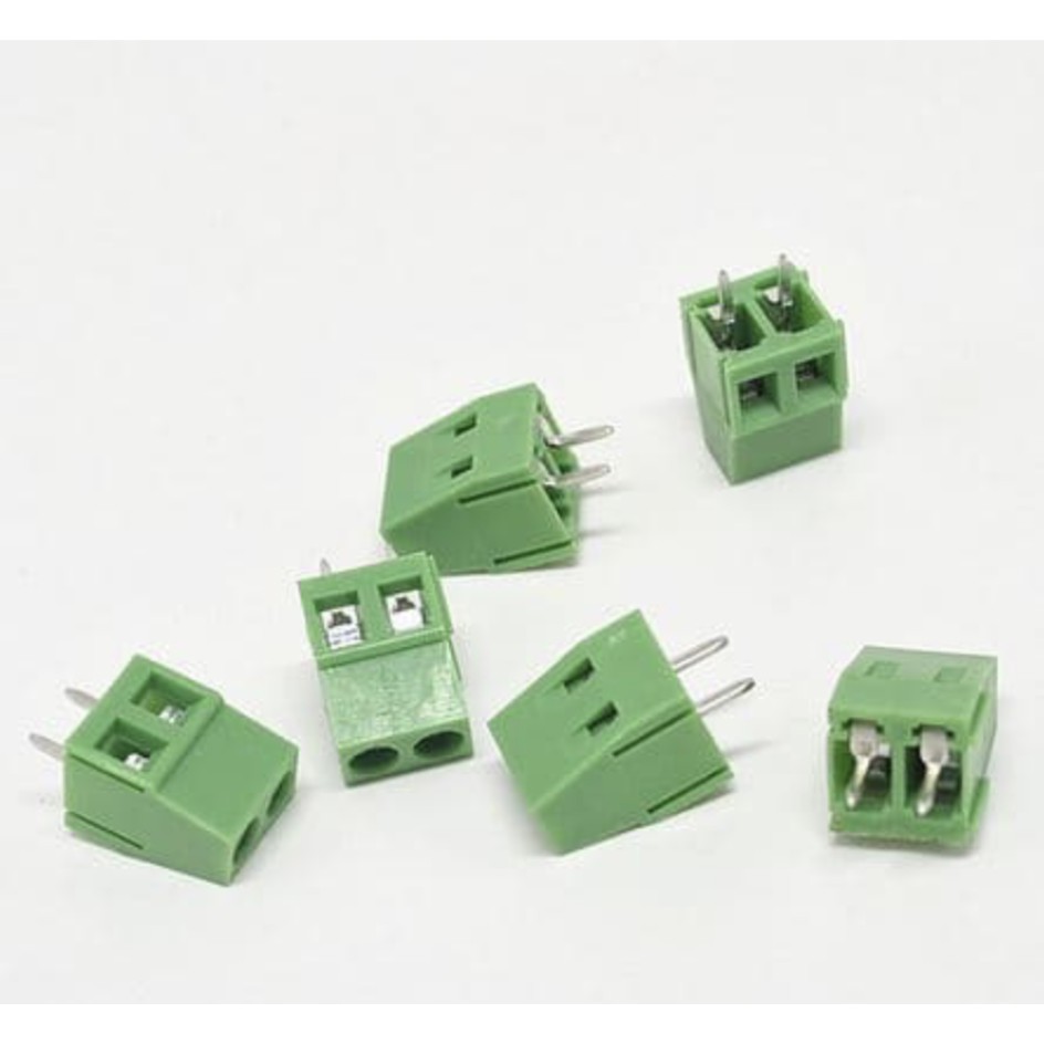 PCB Screw Terminal Block Connector KF128-2P pitch 5mm konektor green 2 pin