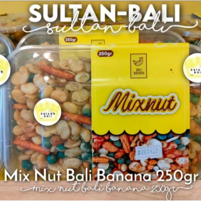 

Mix Nut Bali Banana 250gr