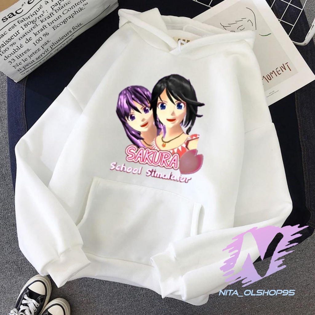 sweter sakura school simulator anak hoodie sakura terbaru