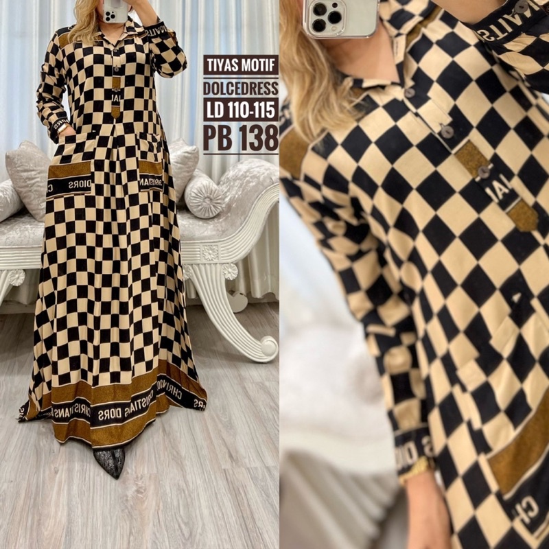 Daster Arab Dolce TIYAS MOTIF Home Dress Original By Dolce