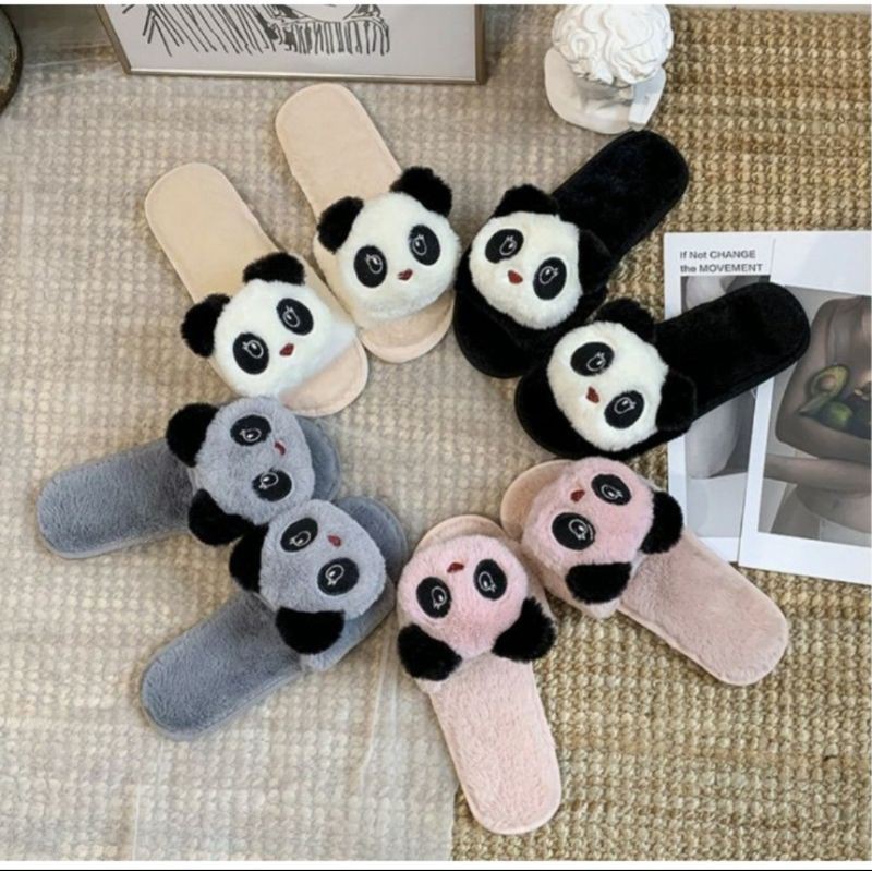 Home-PANDA Sandal Slip Santai Boneka/Sandal Kamar /Sandal Hotel Murah