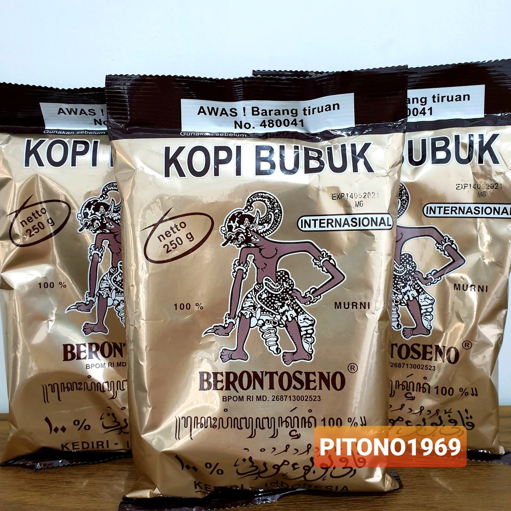 

Kopi Bubuk BERONTOSENO 250gr Khas Kediri