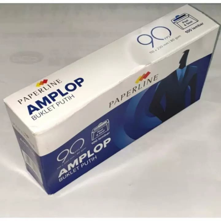 

Amplop Paperline Putih Polos 104 PPS Dengan Lem / Seal Pengaman / AMPLOP PUTIH POLOS DENGAN LEM