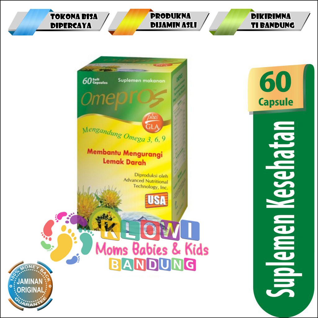 Omepros 60 Soft Capsule (Penurun Kolesterol)