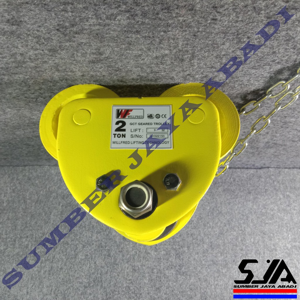 WILLFRED GEAR TROLLEY 2TON X 3MTR