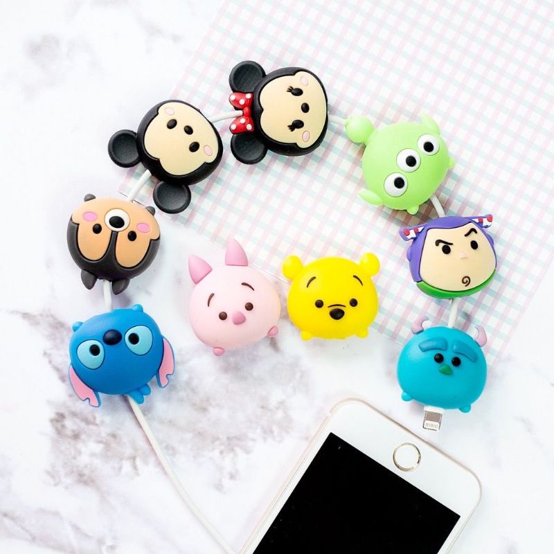 Pelindung Kabel HP Charger Data Cable Bite Cute Animals Silicon