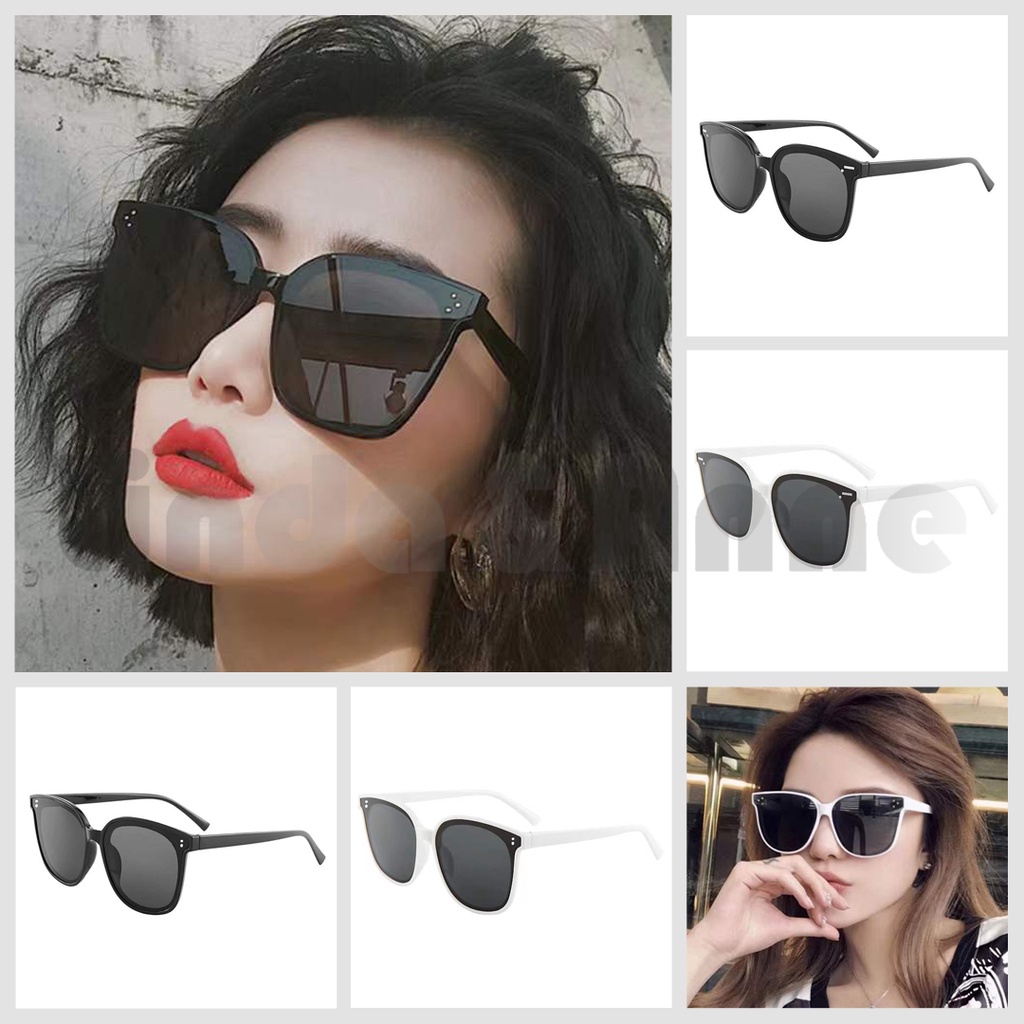 Kacamata Kotak Hitam Korean Fashion Sunglassess Wanita/Pria - Korean Fashion Square Frame Kacamata Hitam Wanita Sunglasses