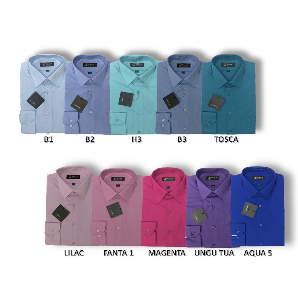 KEMEJA PRIA ALISAN POLOS  REGULER 30350