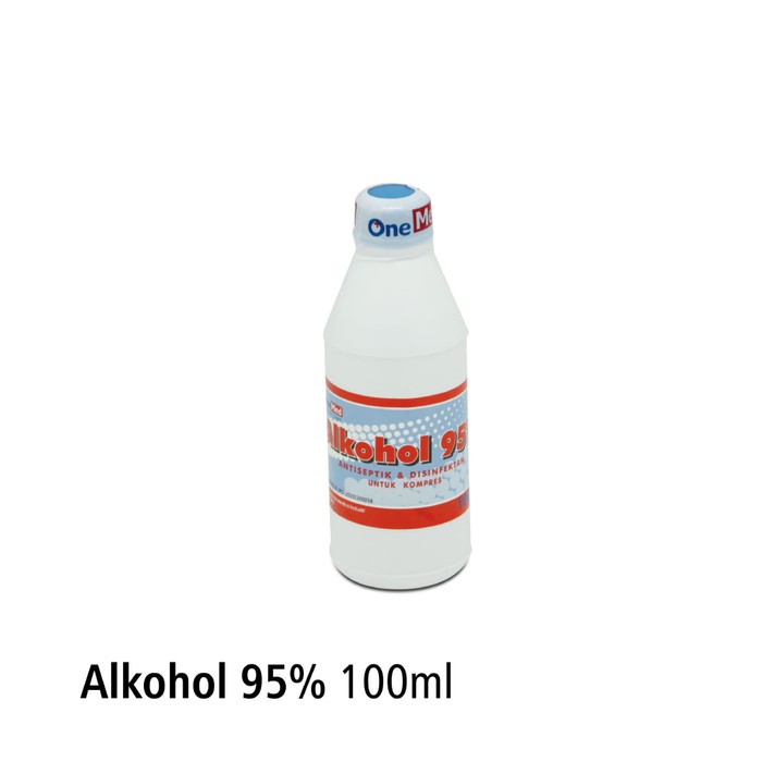 OneMed Alkohol 95% 100cc 100ml BOX isi 24 OJ