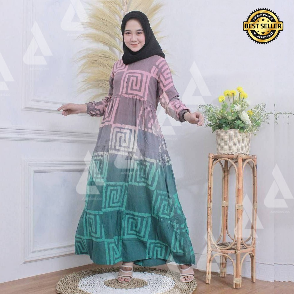 Gamis Shibori | Setelan Wanita Gamis Shibory | One Set Jumbo adeliani.co