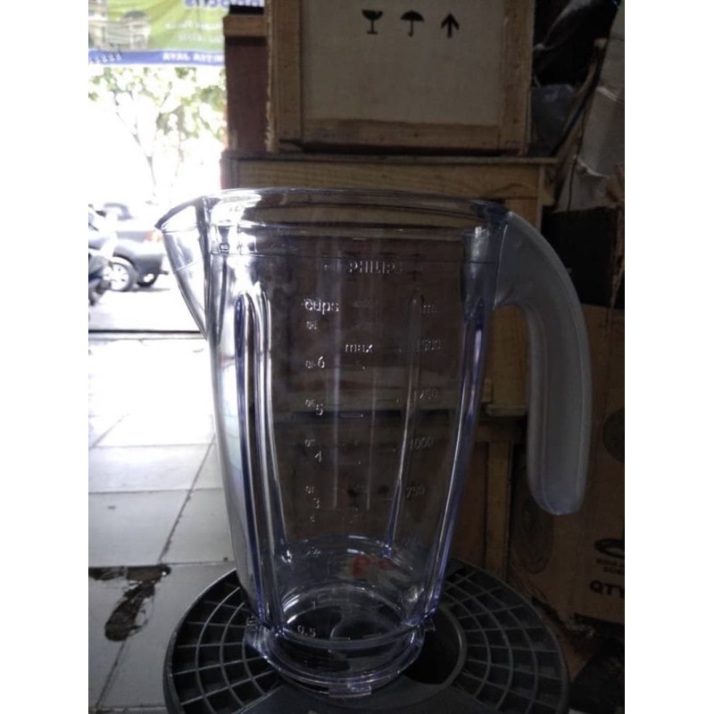 Gelas Blender Plastik Philips Original / Tabung Plastik HR 2115 2116 2071 2L