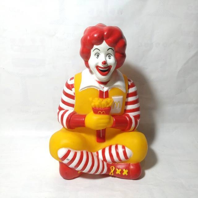 Maskot Happy Meal Mcd Celengan Ronald Mainan Jadul Coin Bank Langka Rare Limited Mcdonald Vintage