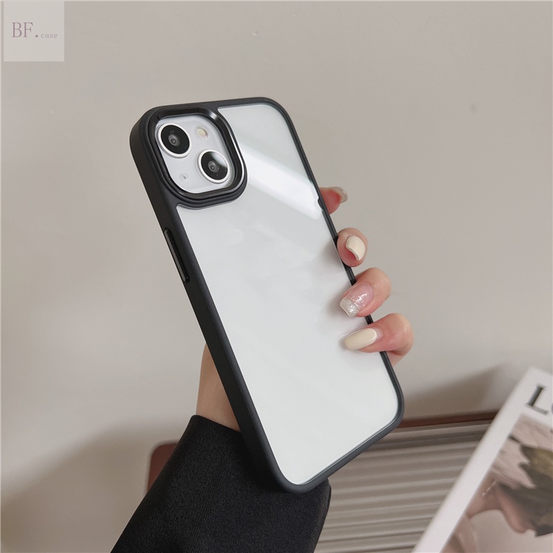 Hard Case Pelindung Lensa Bahan Akrilik Transparan Untuk Iphone 11 11pro 11promax