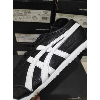 Sepatu Onitsuka Mexico 66 Black White Leather BNIB