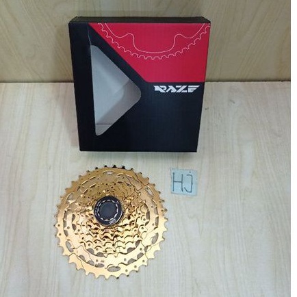 Sprocket Raze 8 speed 36T 11-36T Gold