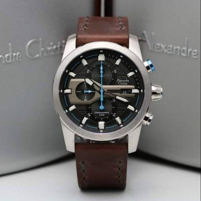 JAM TANGAN PRIA ALEXANDRE CHRISTIE 6270 / 6565 AC6270  AC 6562 LEATHER