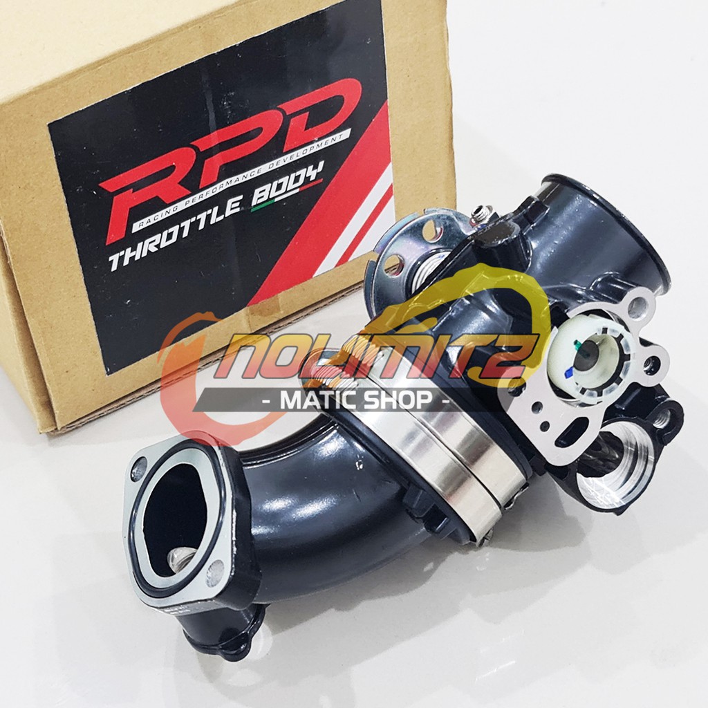 Throttle Body RPD Pipa Gas Udara Racing 34mm Yamaha NMAX OLD