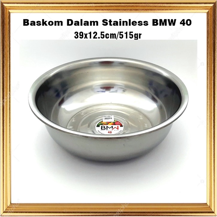 Baskom Dalam/Mixing Bowl Stainless BMW 40cm