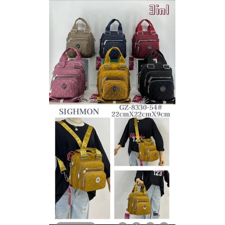 Tas 3 in 1 Wanita Sighmon GZ-8330-54# Original Import