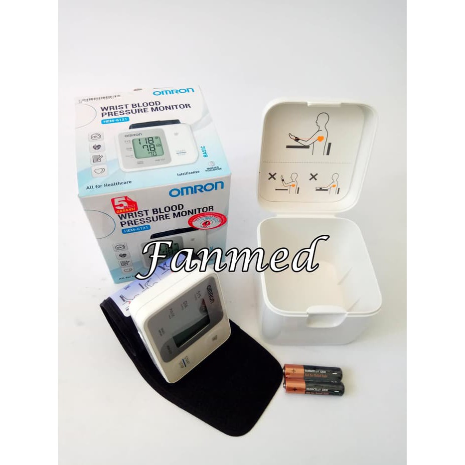 Tensimeter Omron HEM-6121 Tensi Digital Pergelangan Tangan Omron