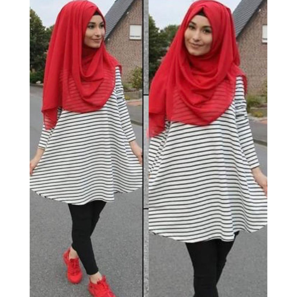 Damai fashion jakarta  baju  wanita size jumbo TUNIK  NAJWA 