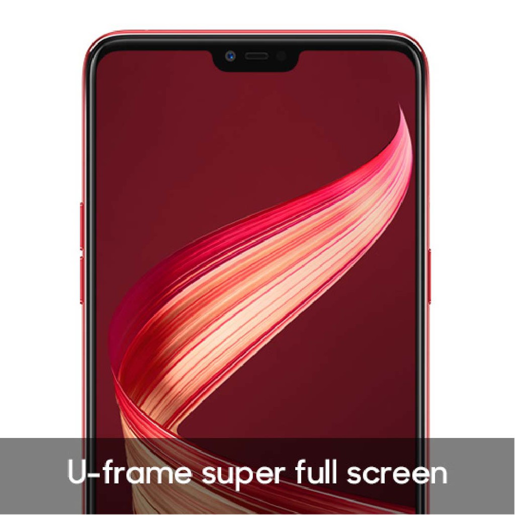 OPPO F7 Smartphone 16MP AI Beauty 6GB/128GB Red - Cicil TANPA Kartu Kredit, Garansi Resmi OPPO