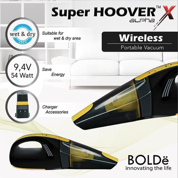 Super Hoover X Alpha Bolde - Wireless Vacuum Cleaner