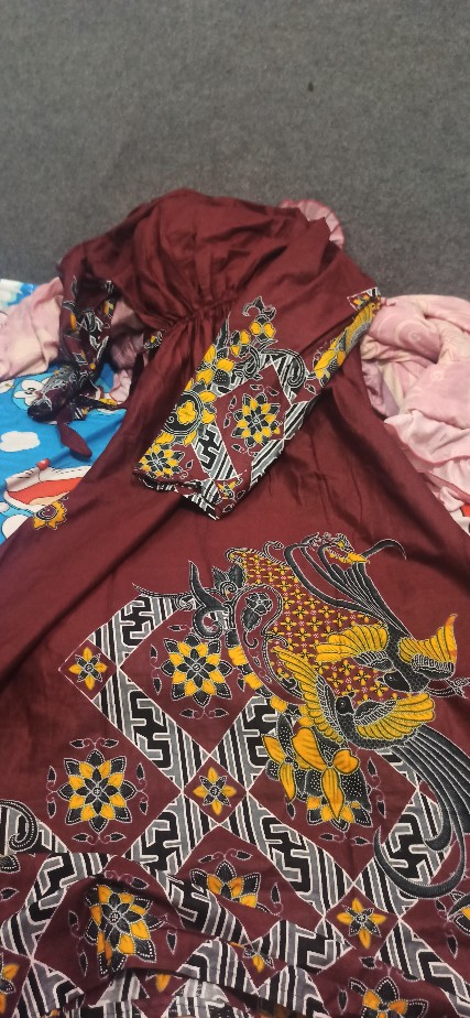 Gamis Batik Manggar,sekar,cantik, Kubis,kupu,padi,daun