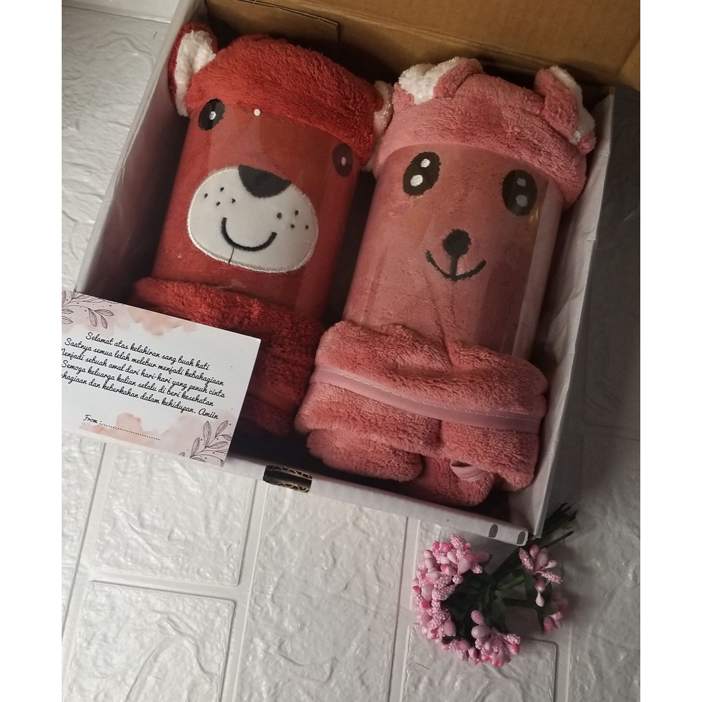 

Laylie31 kado lahiran bayi model hampers handuk couple