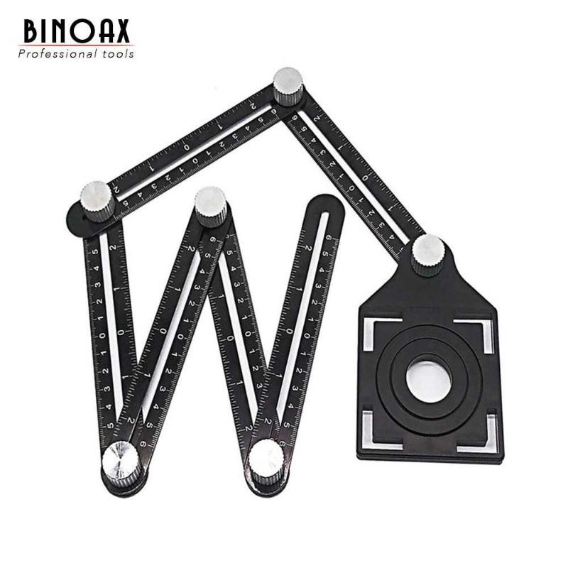 

Keuriger Alat Bantu Penanda Six Sided Ruler With Hole Locator - A50