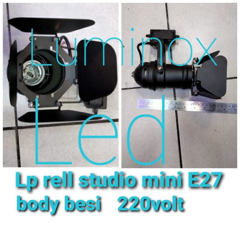 lampu sorot studio mini sayap e27 track light rel e27 spotlight rel E27 indoor 220volt