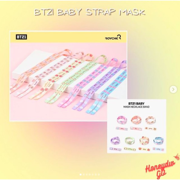 BTS - BT21 Baby Mask Strap