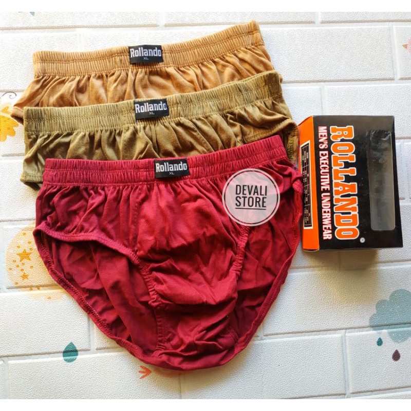 CELANA DALAM PRIA ROLLANDO 1 BOX ISI 3PCS