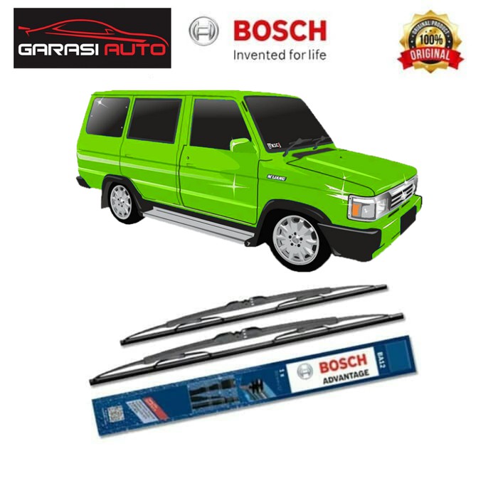 Wiper Karet Kaca Depan Mobil Kijang Super Grand Extra Original Bosch