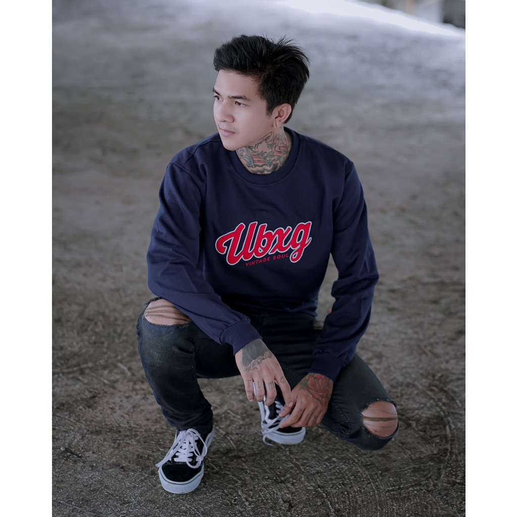 VINTAGE SOUL SWEATER UNBOXING NEVY //SWEATSHIRT CRAWNECK BORDIR ORIGINAL